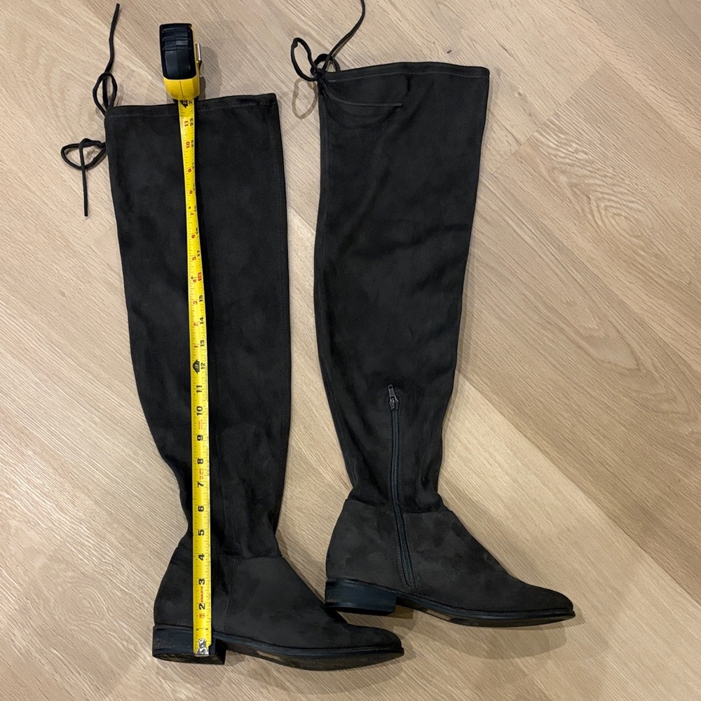 Catherine Malandrino Charcoal Over the Knee Boots